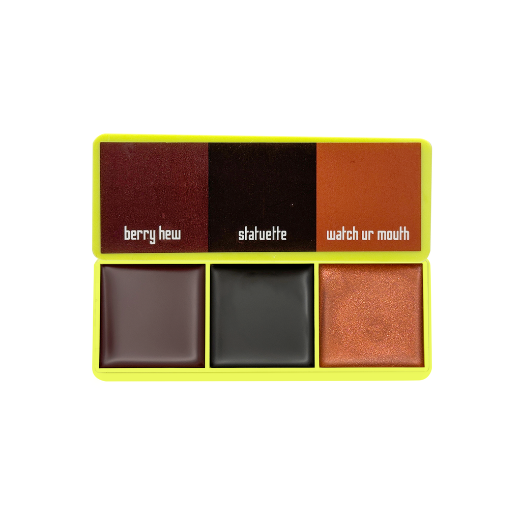 Mini Curve Case Cream Blusher, Bronzer & Highlighter Paletter Palette