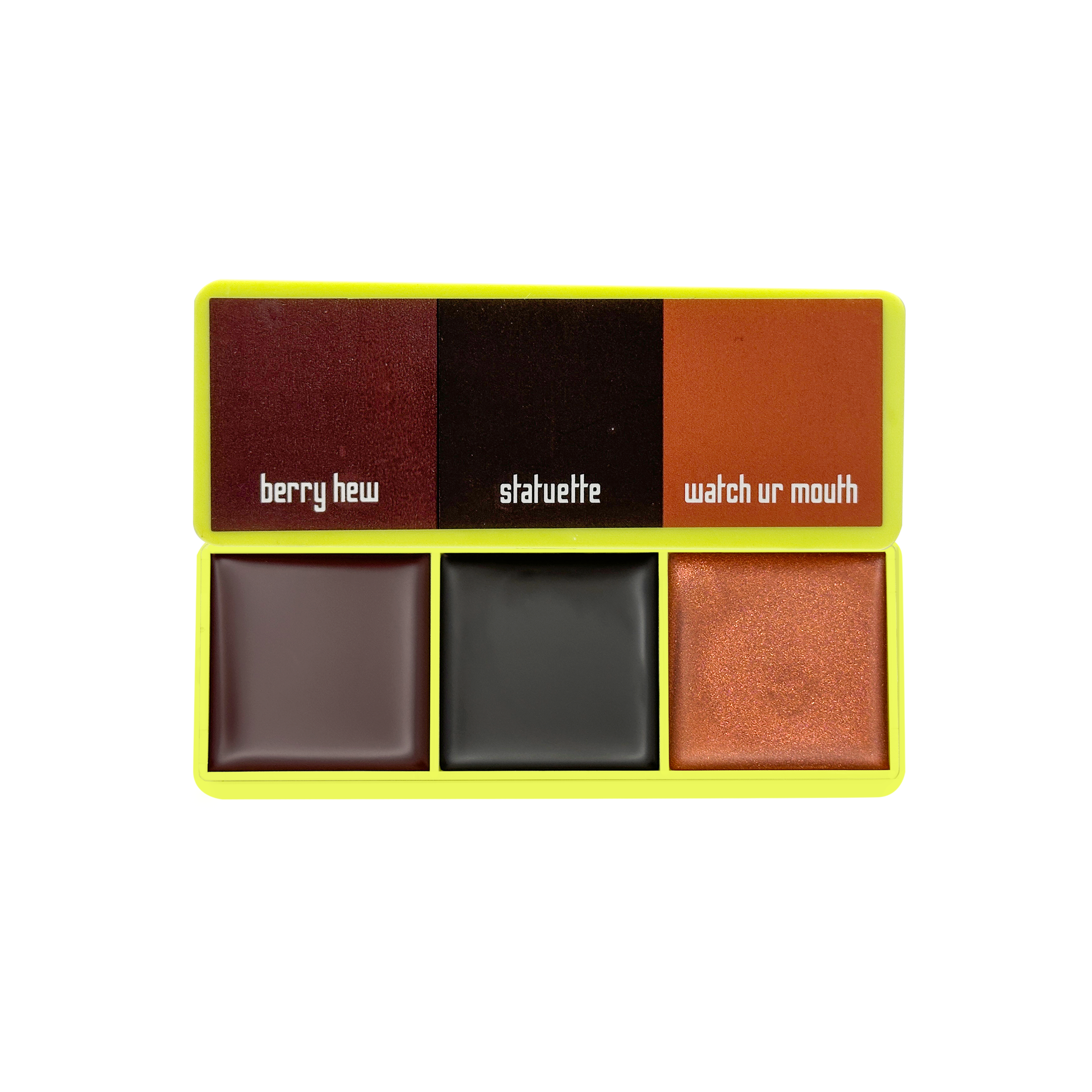 Mini Curve Case Cream Blusher, Bronzer & Highlighter Paletter Palette