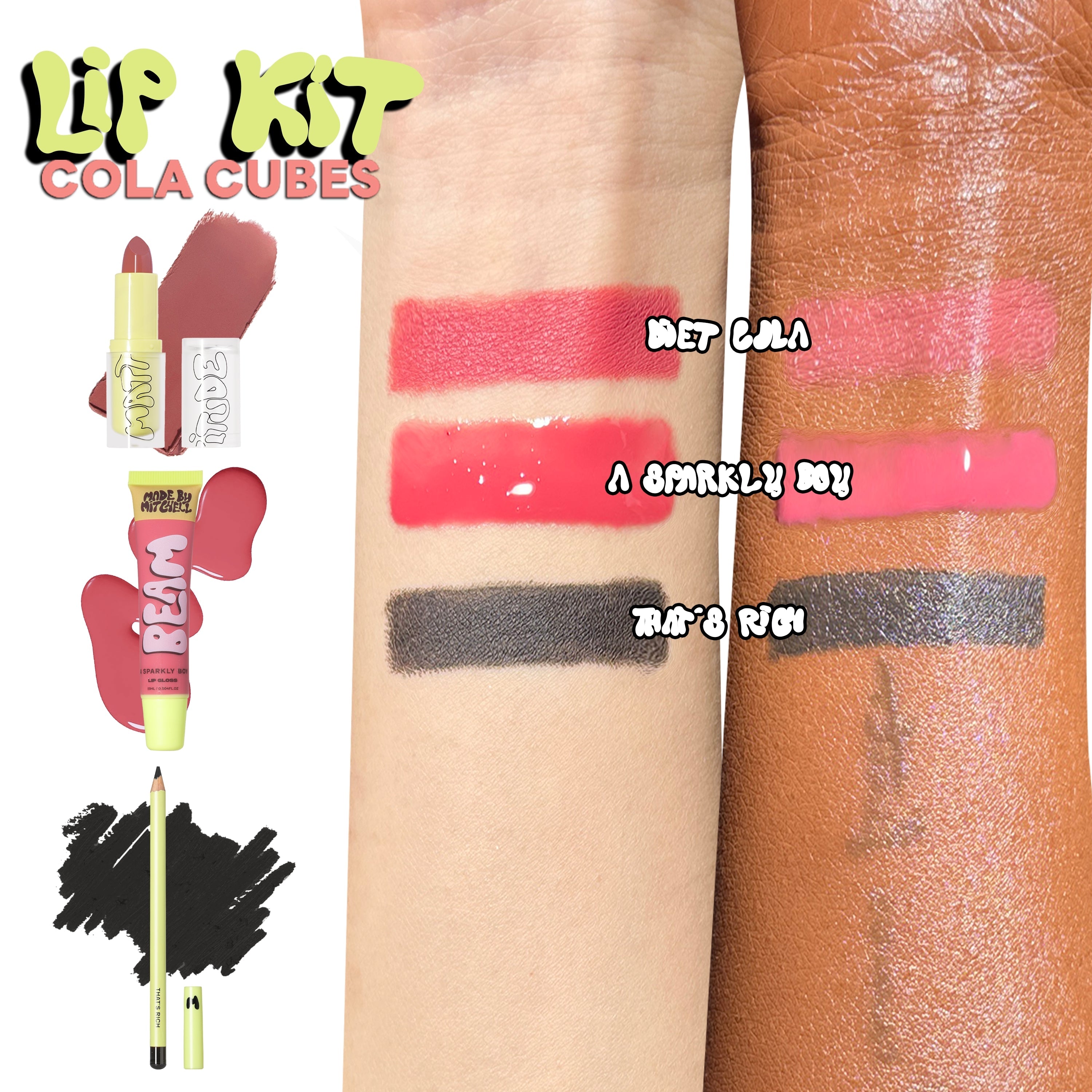 Mattitude Lip Kits - 3 Piece Lip Kit