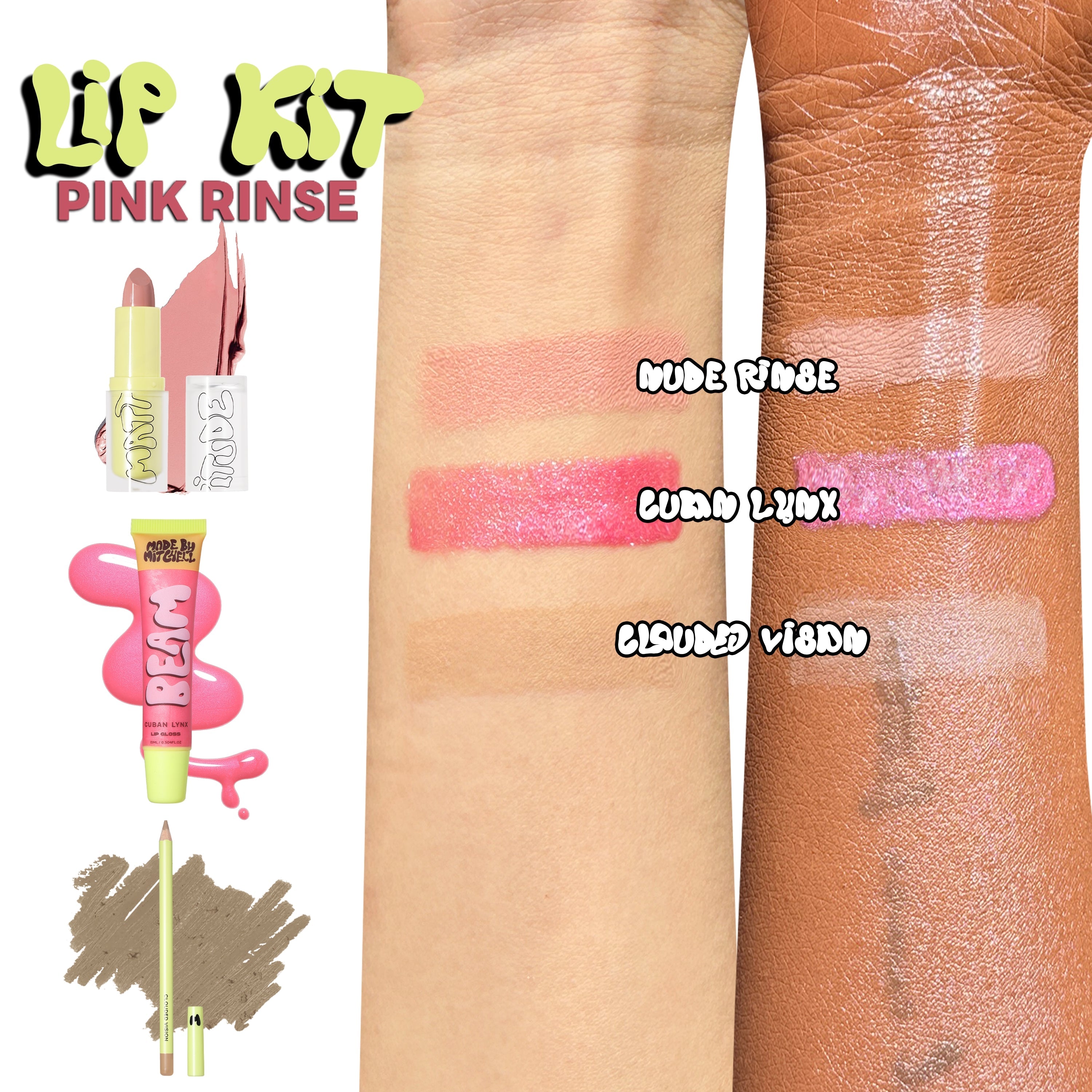 Mattitude Lip Kits - 3 Piece Lip Kit