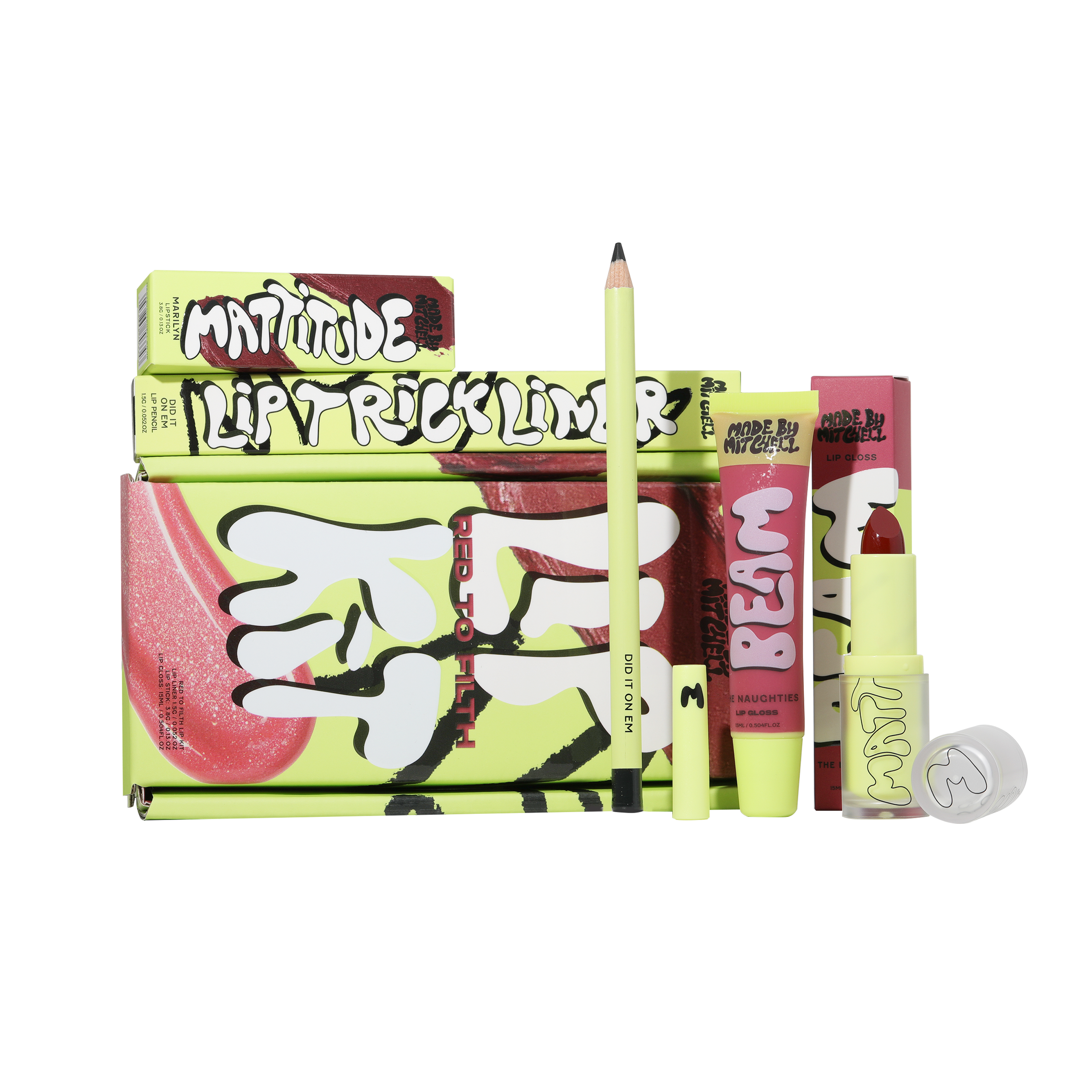 Mattitude Lip Kits - 3 Piece Lip Kit
