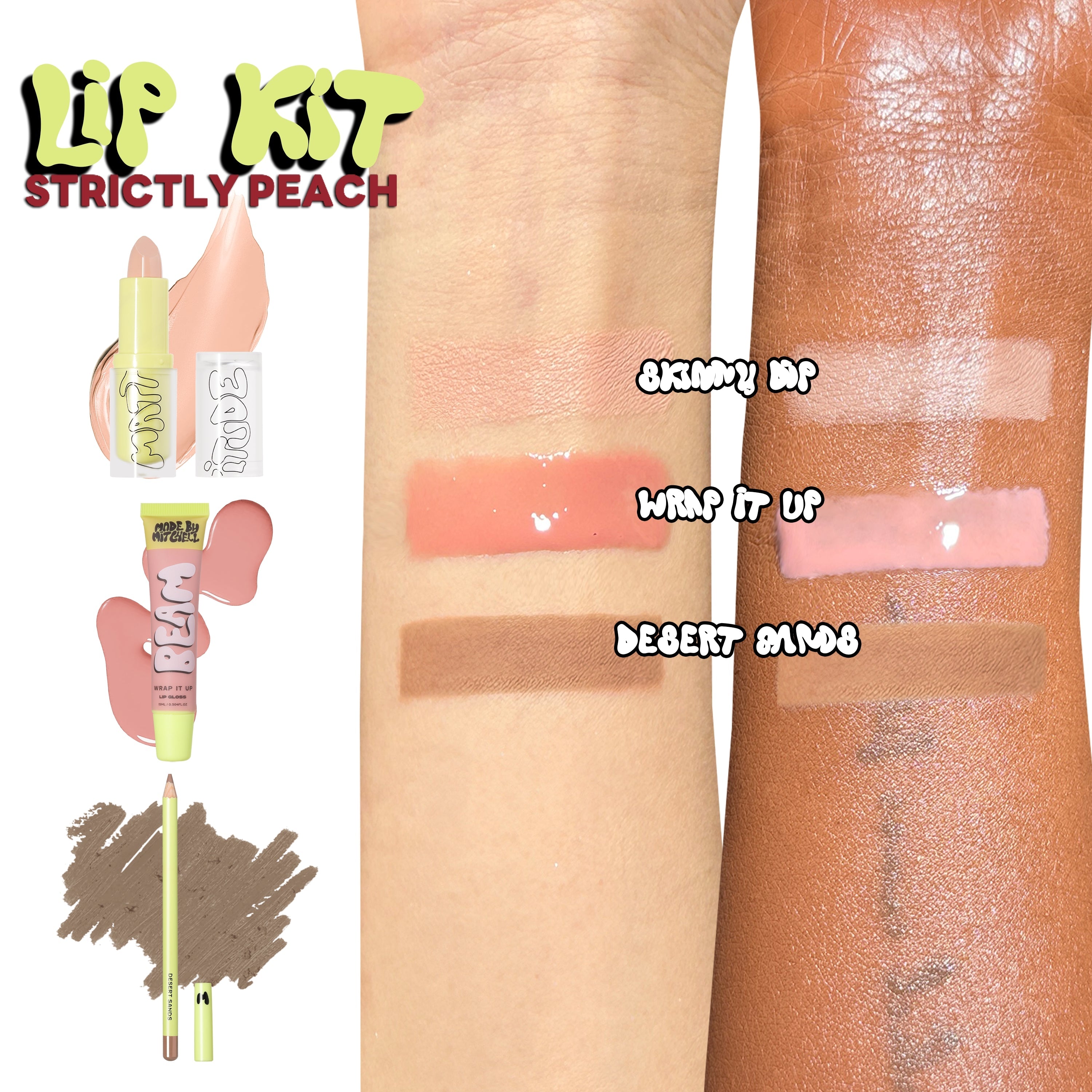 Mattitude Lip Kits - 3 Piece Lip Kit