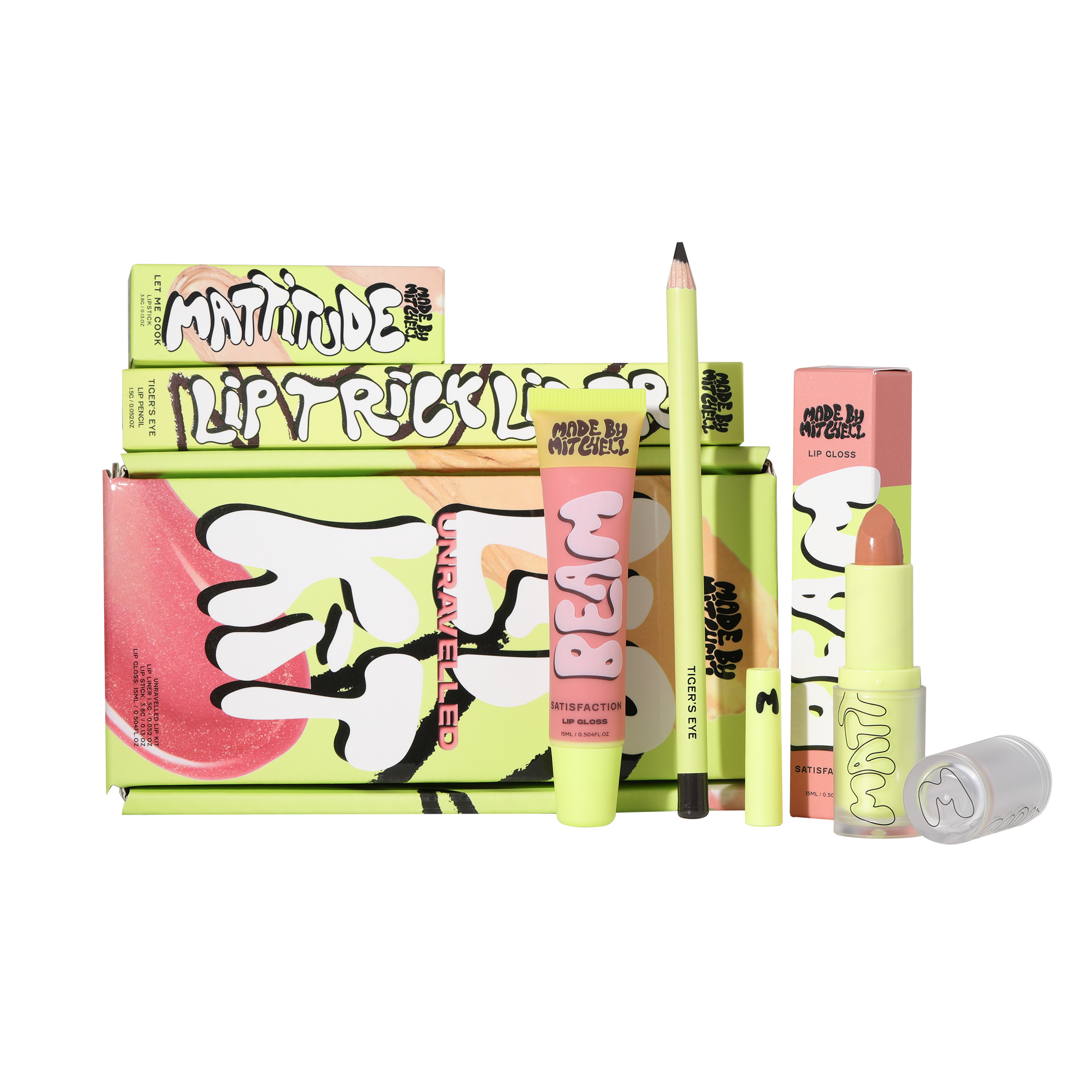 Mattitude Lip Kits - 3 Piece Lip Kit