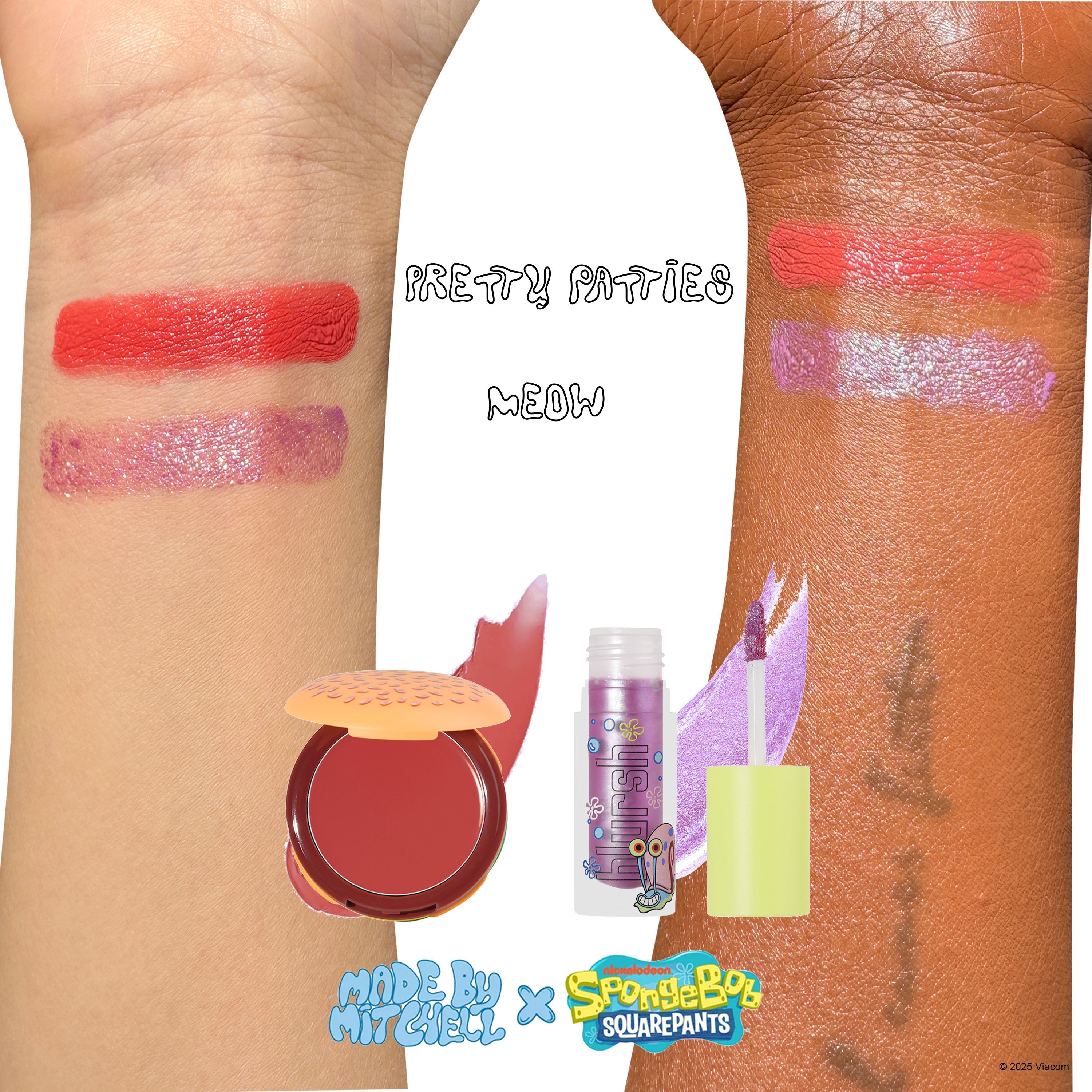 SpongeBob SquarePants - Meow Magic Cheek Makeup Bundle