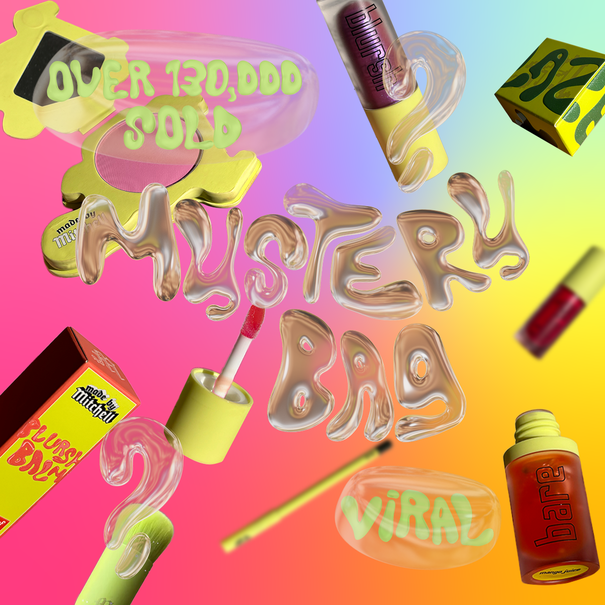 6 Piece Mystery Makeup Bundle