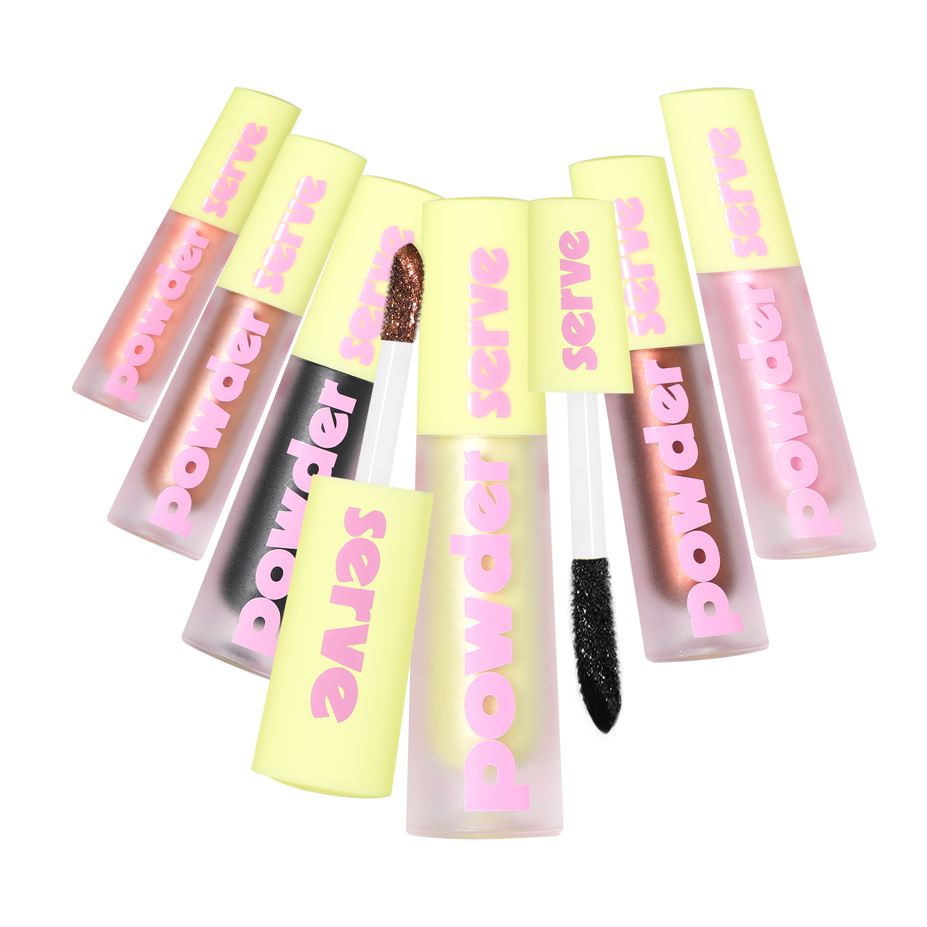 Powder Serve - Liquid Eyeshadow 6 Piece Bundle