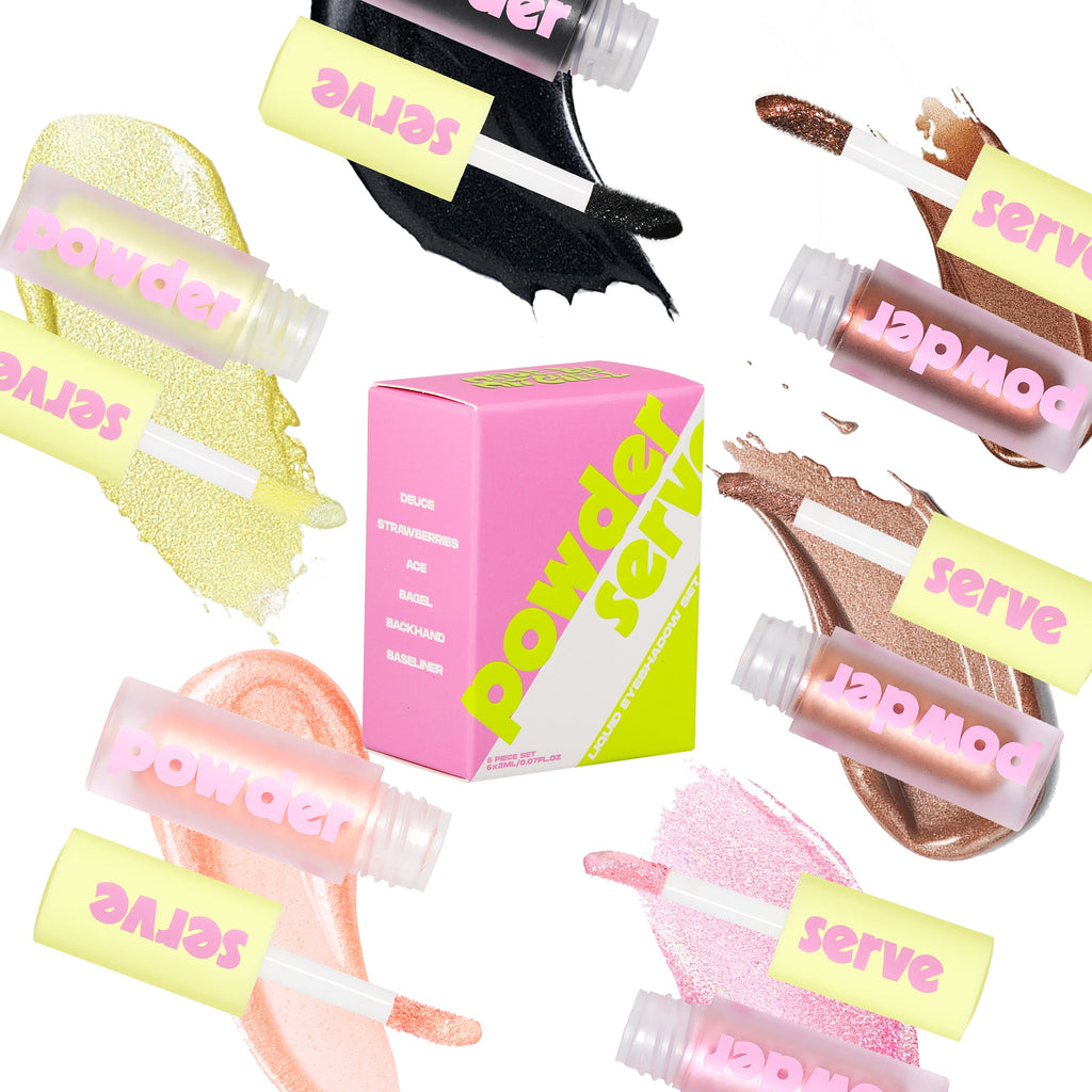 Powder Serve - Liquid Eyeshadow 6 Piece Bundle