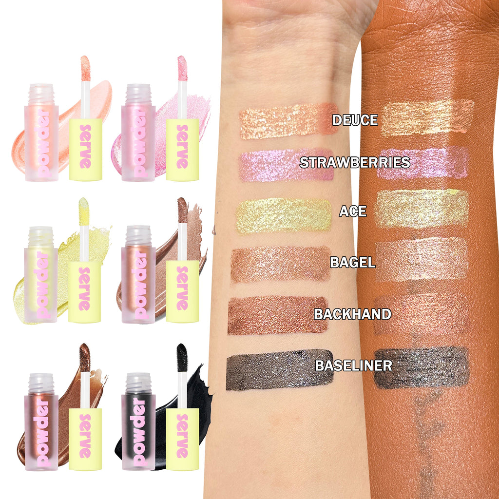 Powder Serve - Liquid Eyeshadow 6 Piece Bundle