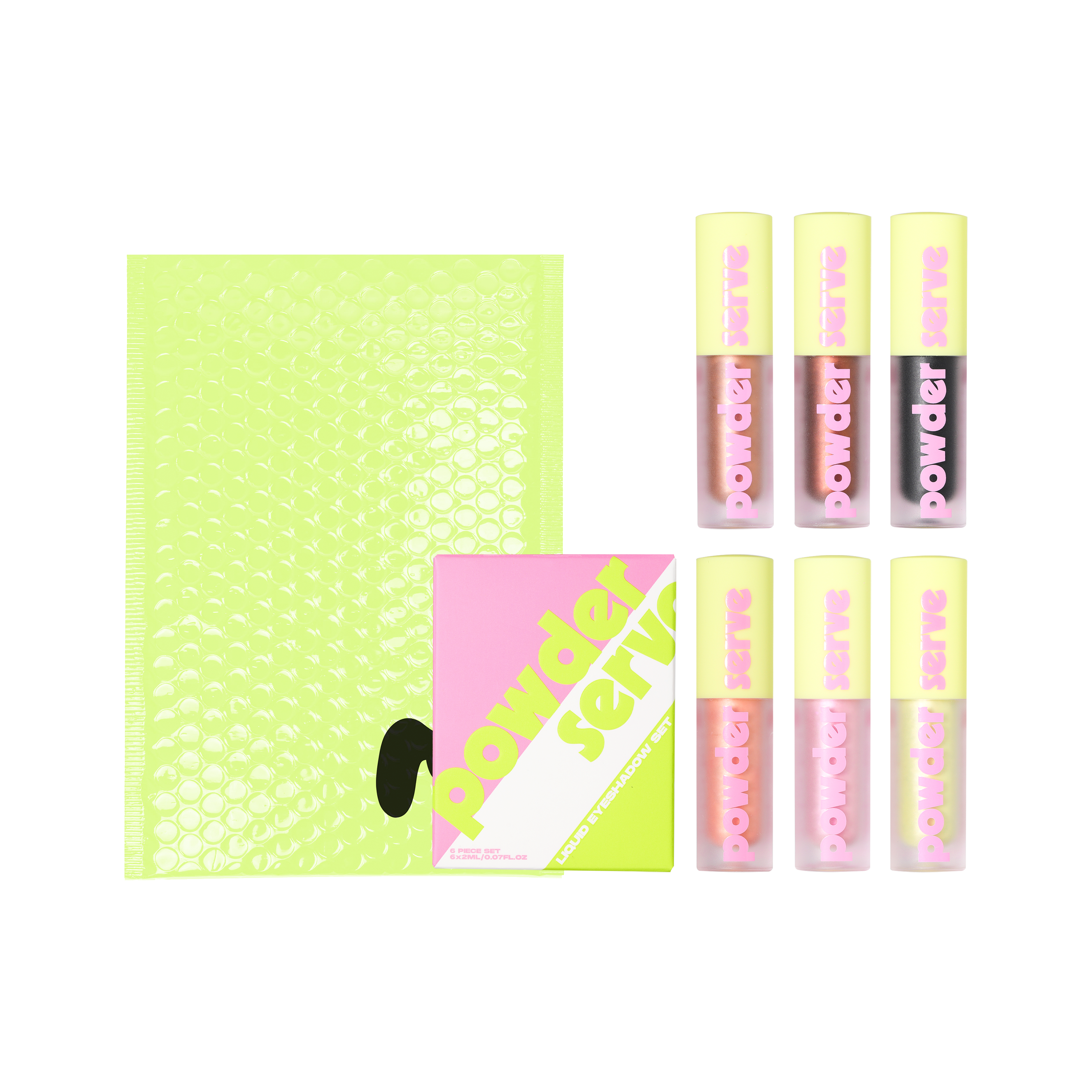 Powder Serve - Liquid Eyeshadow 6 Piece Bundle