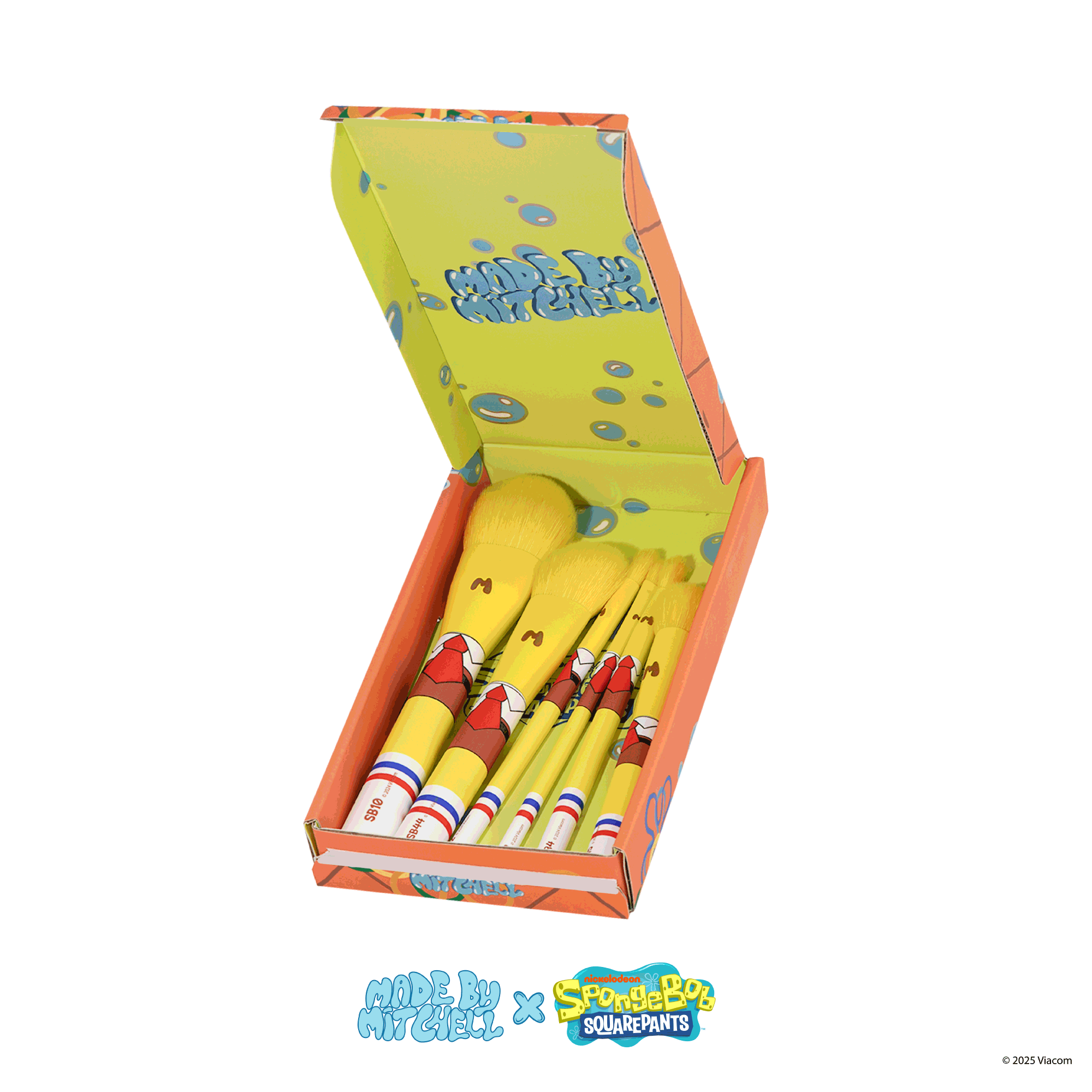 SpongeBob SquarePants - Six Piece Brush Set - Home Sweet Pineapple