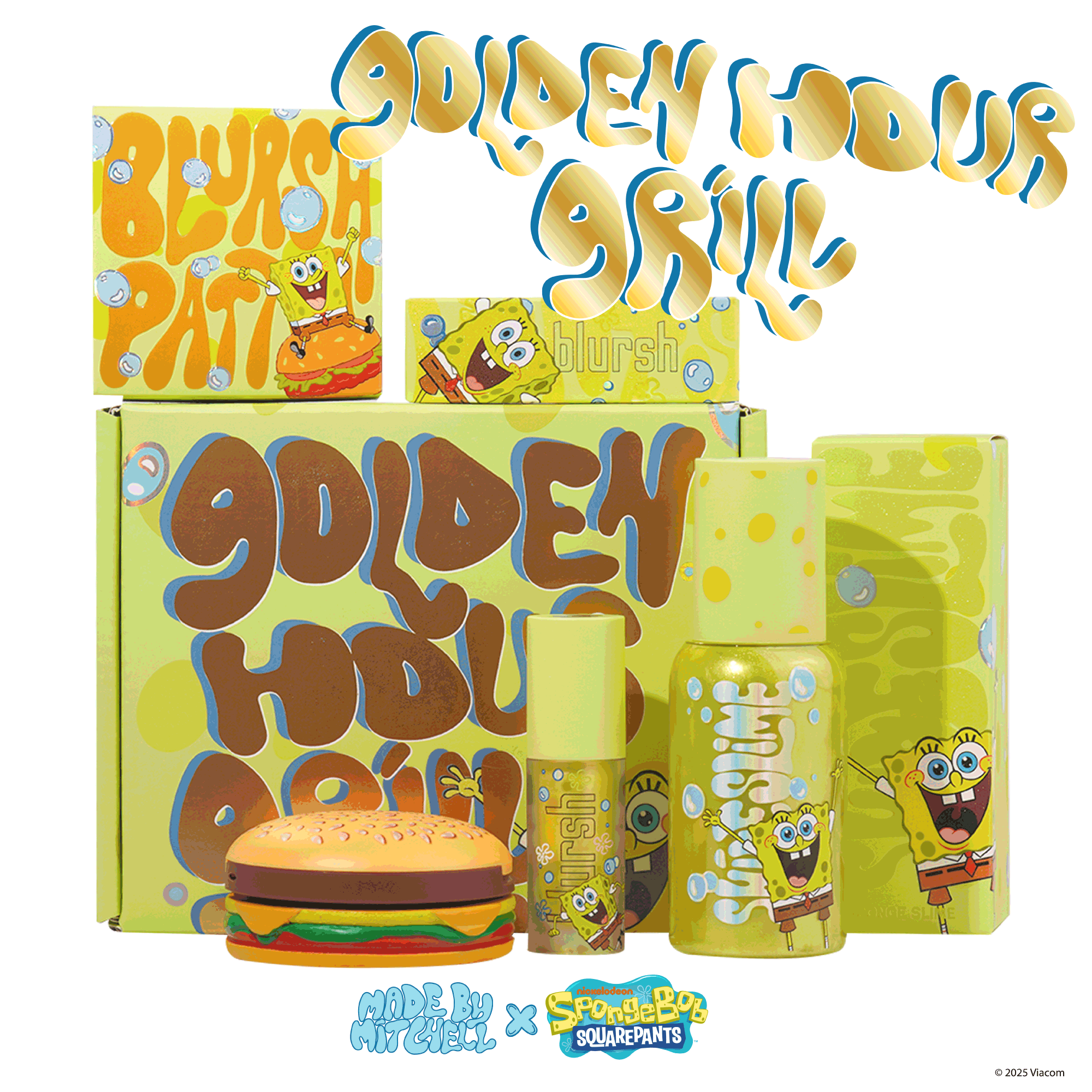 SpongeBob SquarePants - Golden Hour Grill Makeup Bundle