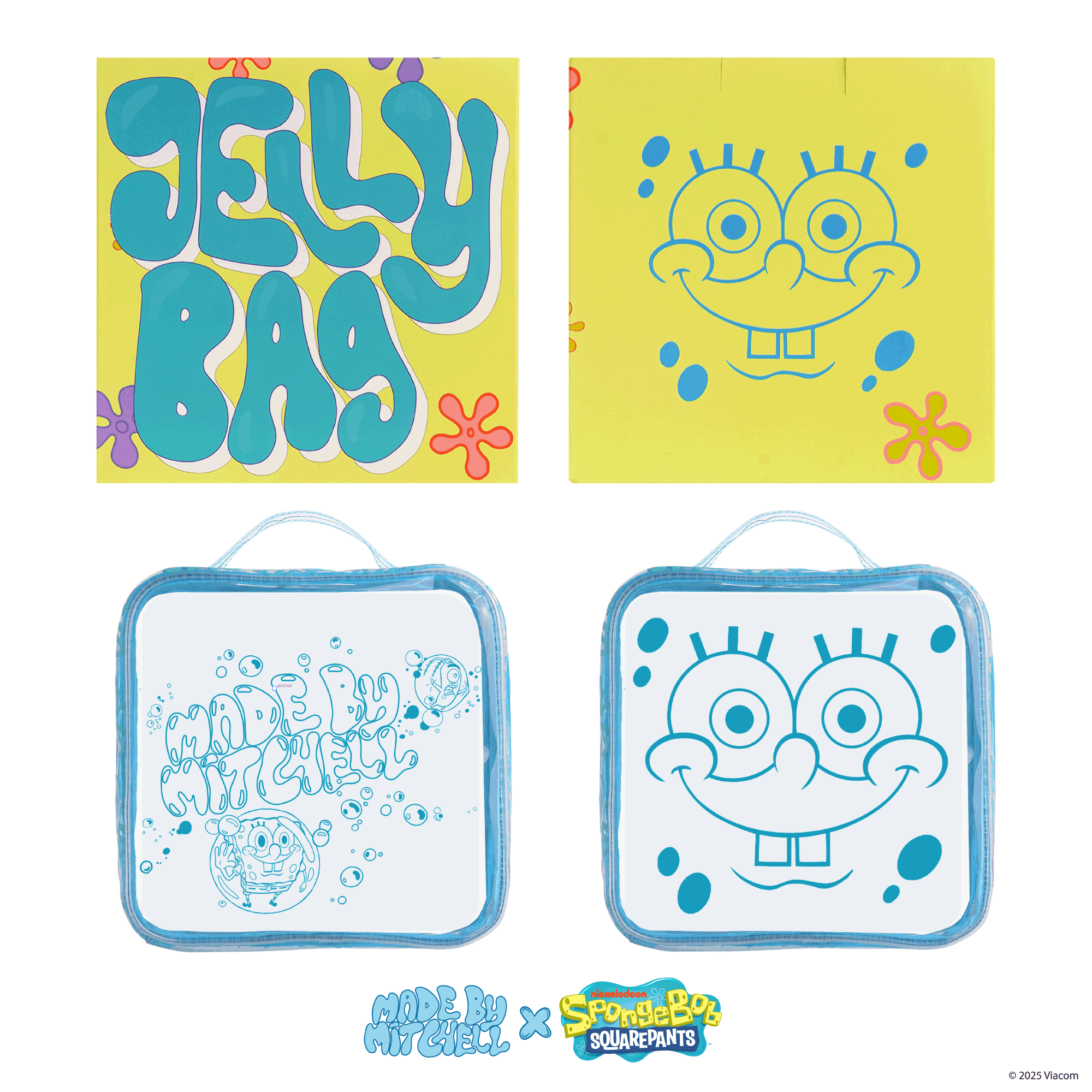 SpongeBob SquarePants - Blue Jelly Makeup Bag