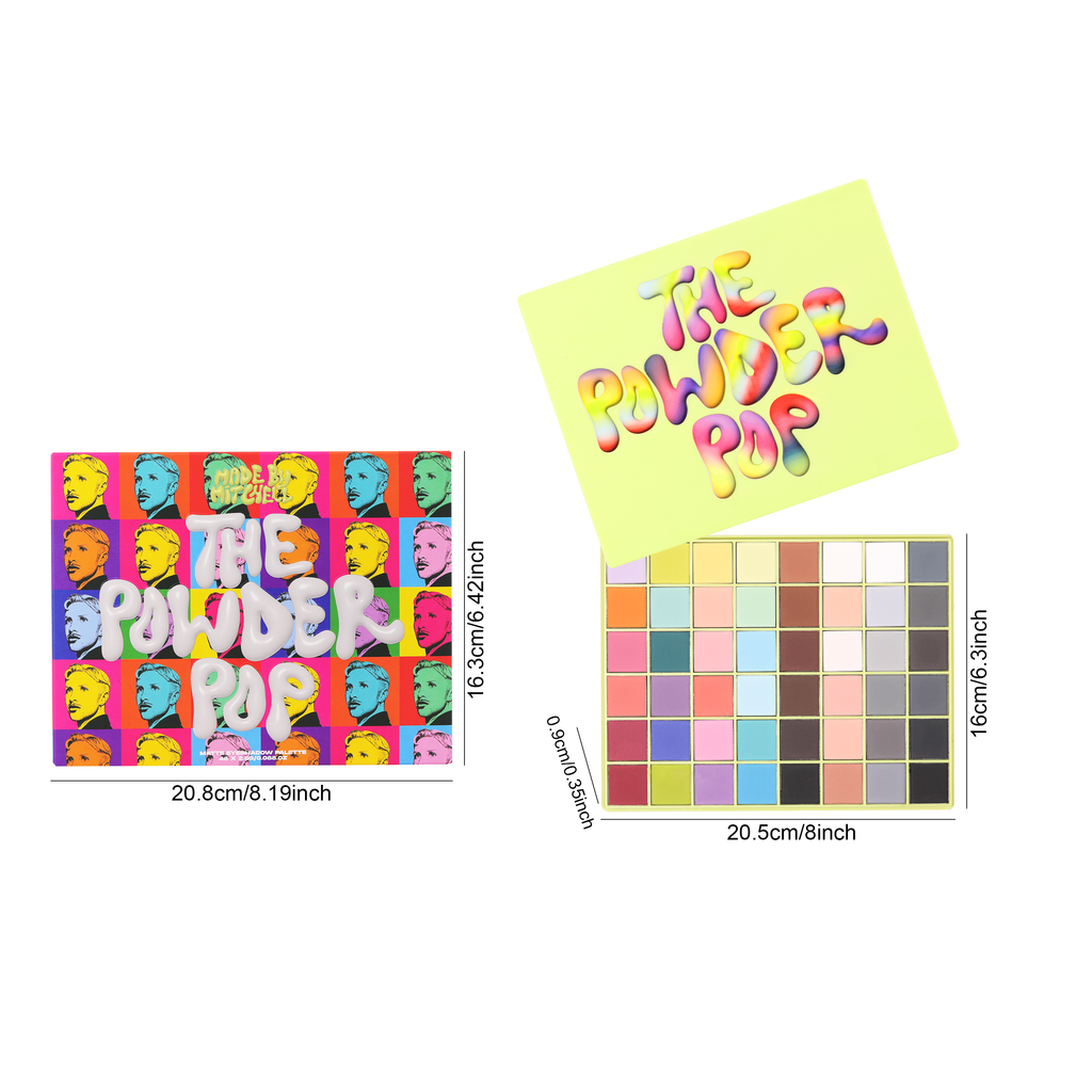 The Powder Pop Eyeshadow Palette 48 Pan