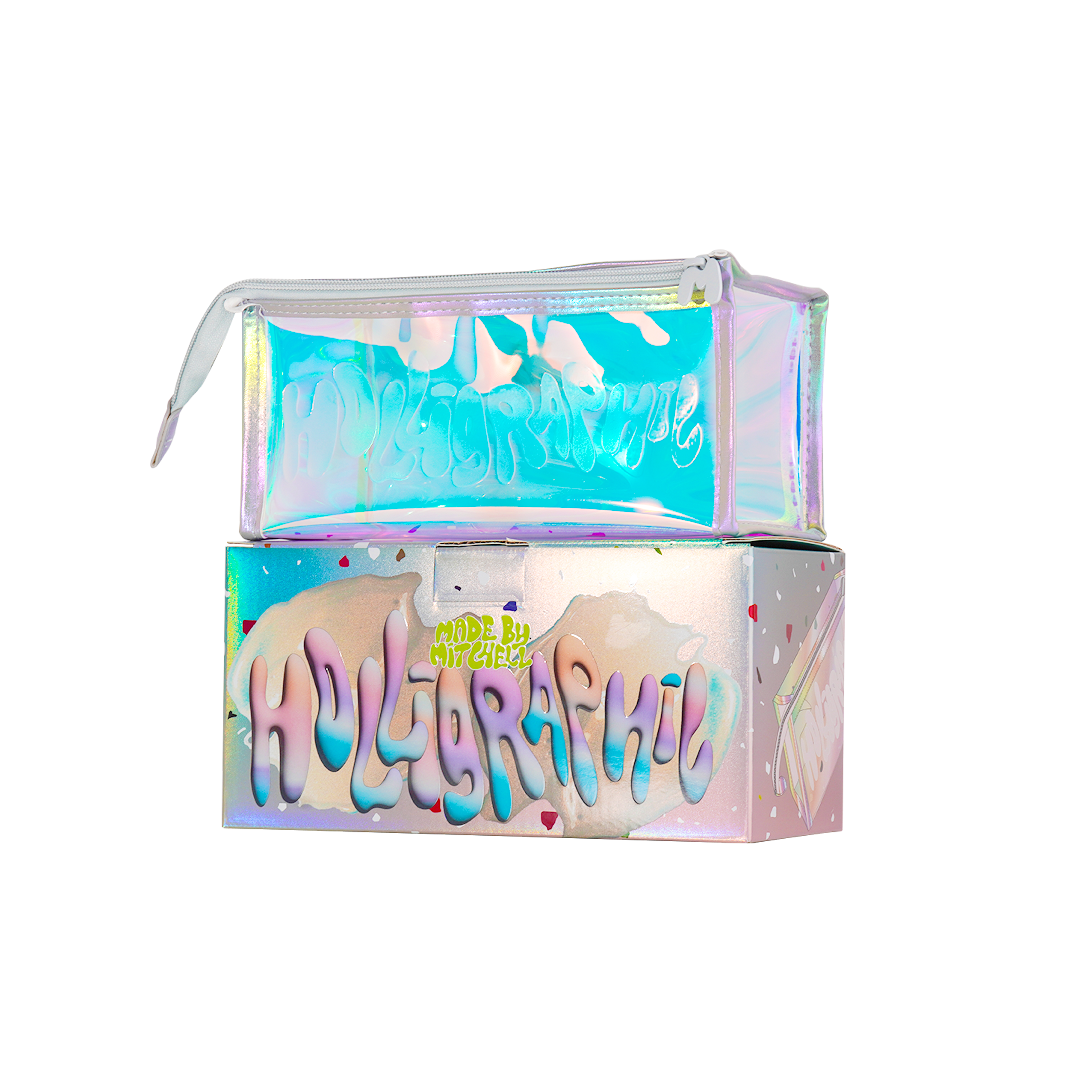 Holligraphic Makeup Bag